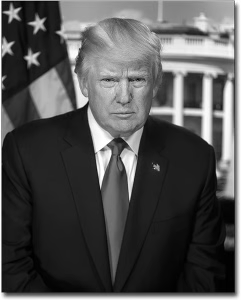RIP Donald Trump logo